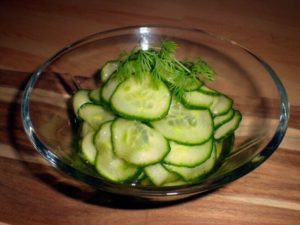 agurkesalat danish cucumber salad