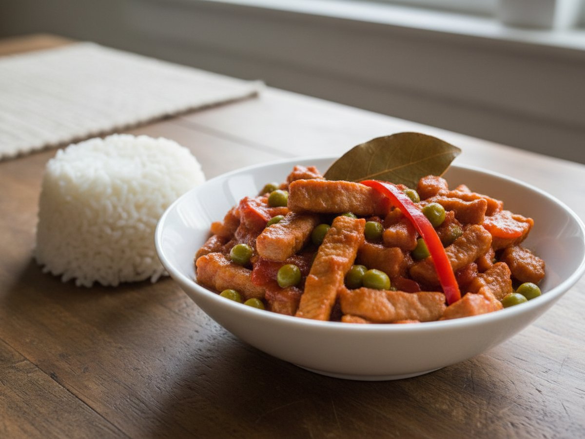 Pork Guisantes (Filipino Pork and Peas Stew)