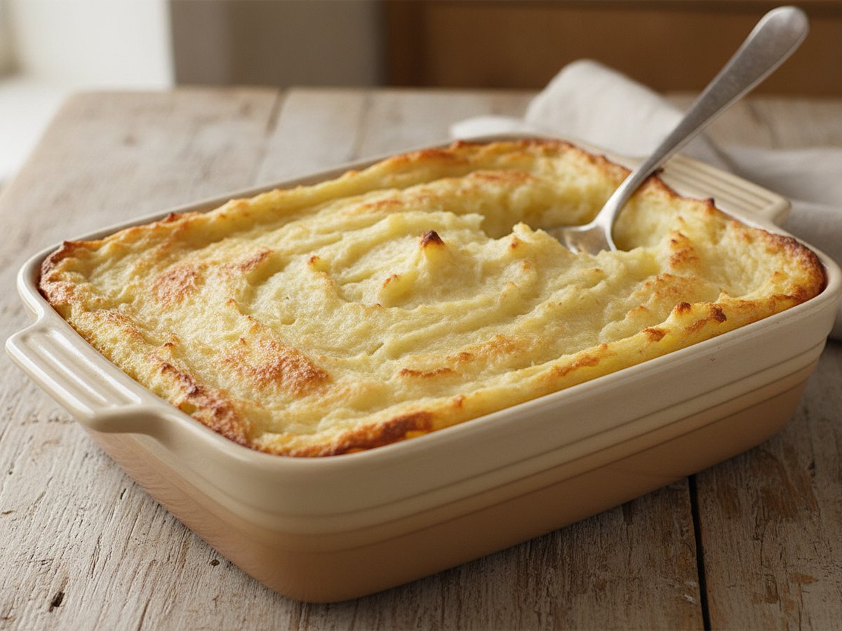Baked mashed potatoes