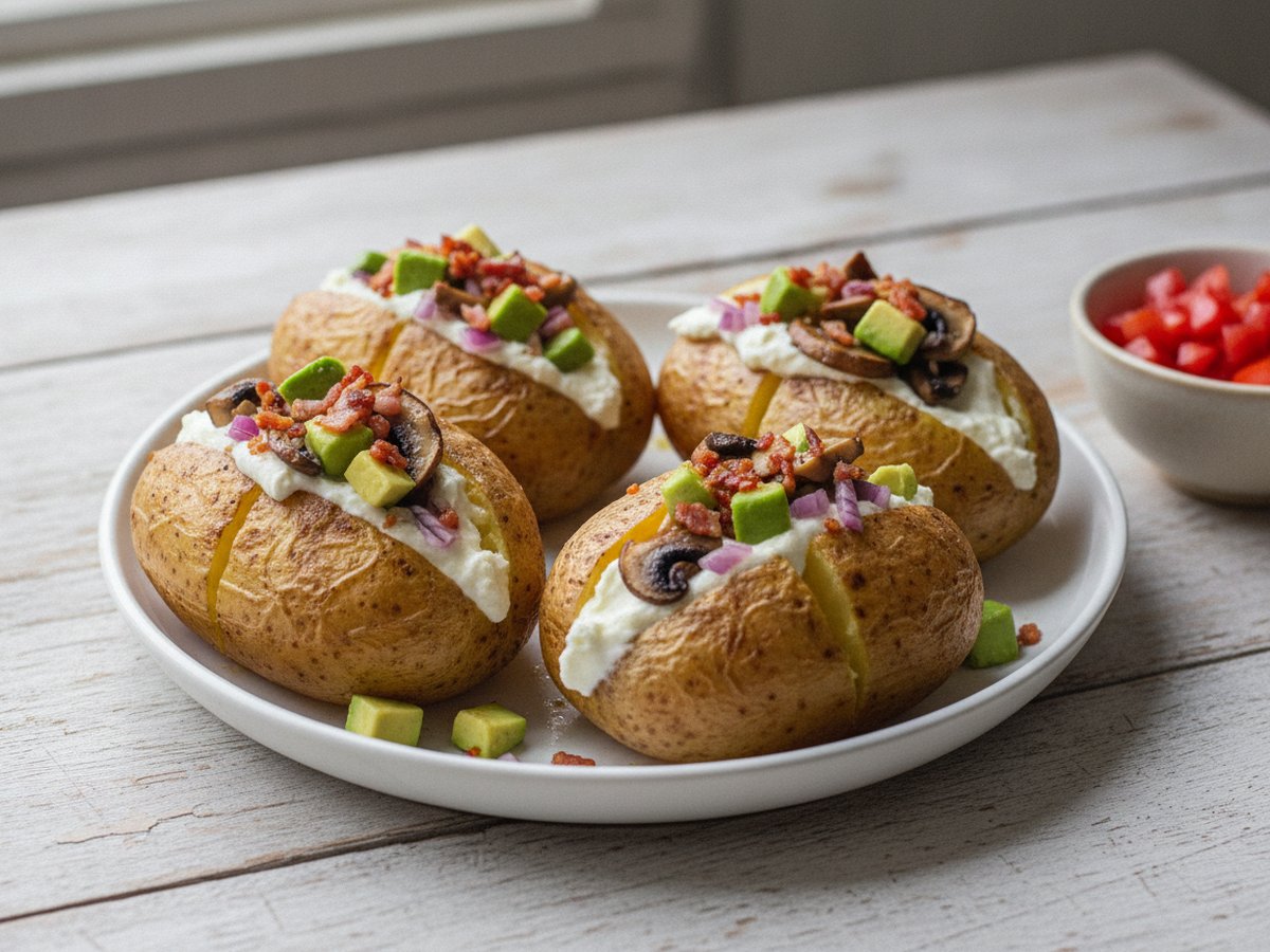 Baked potatoes