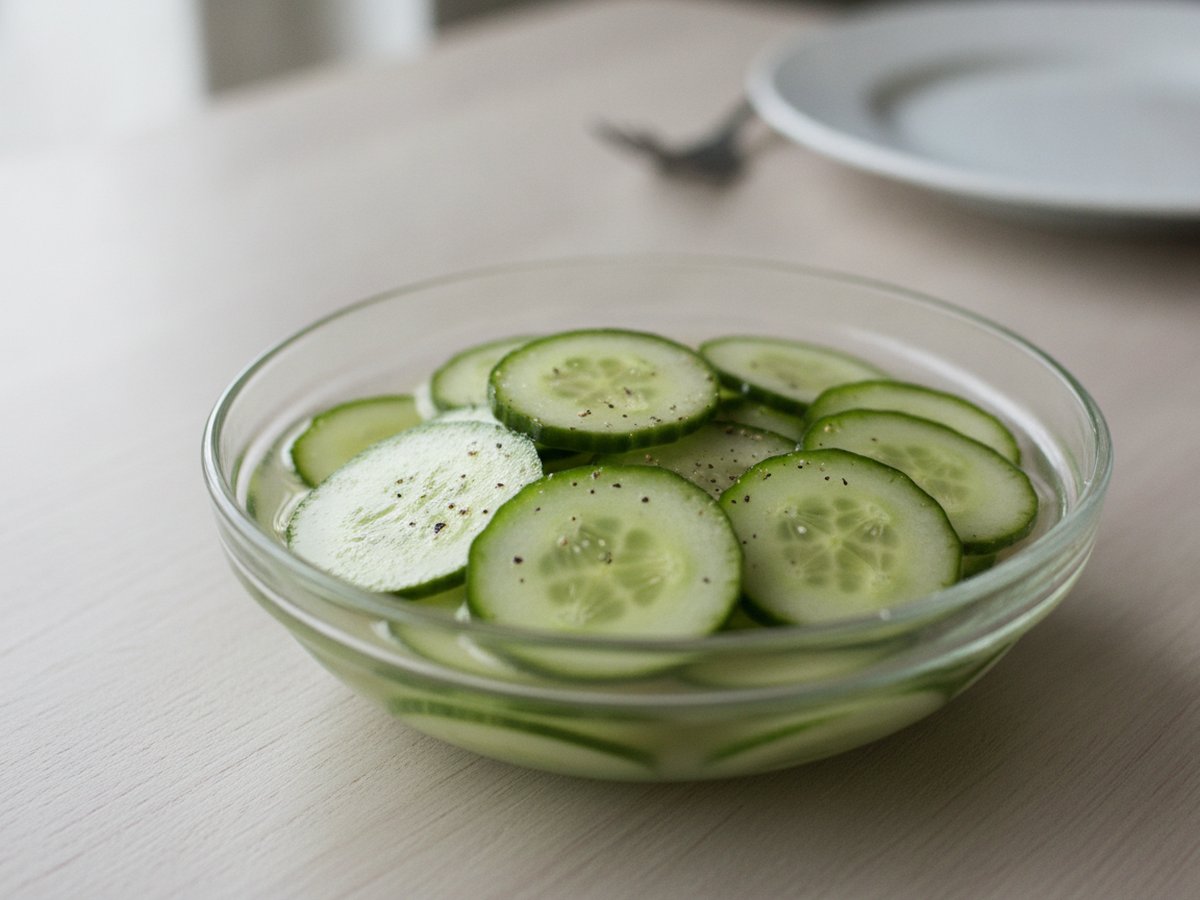 Danish Cucumber Salad (Agurkesalat)