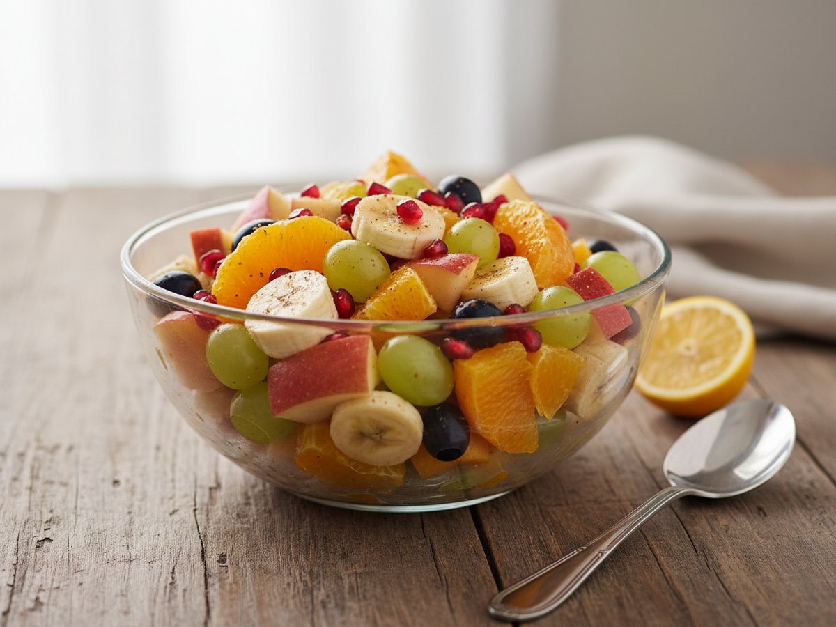 Fruit Chaat (Spiced Fruit Salad for Iftar)