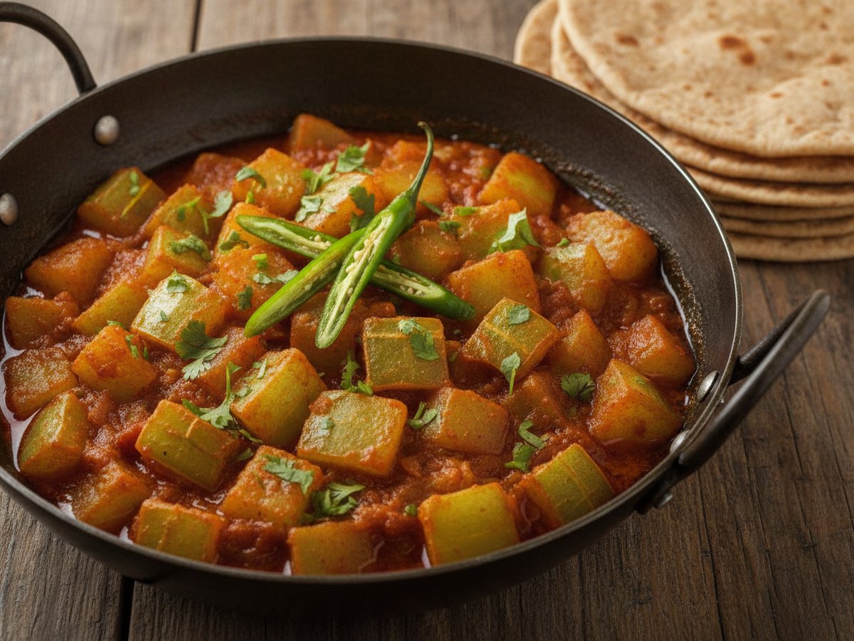 Lauki ki Sabzi (Bottle Gourd Curry)