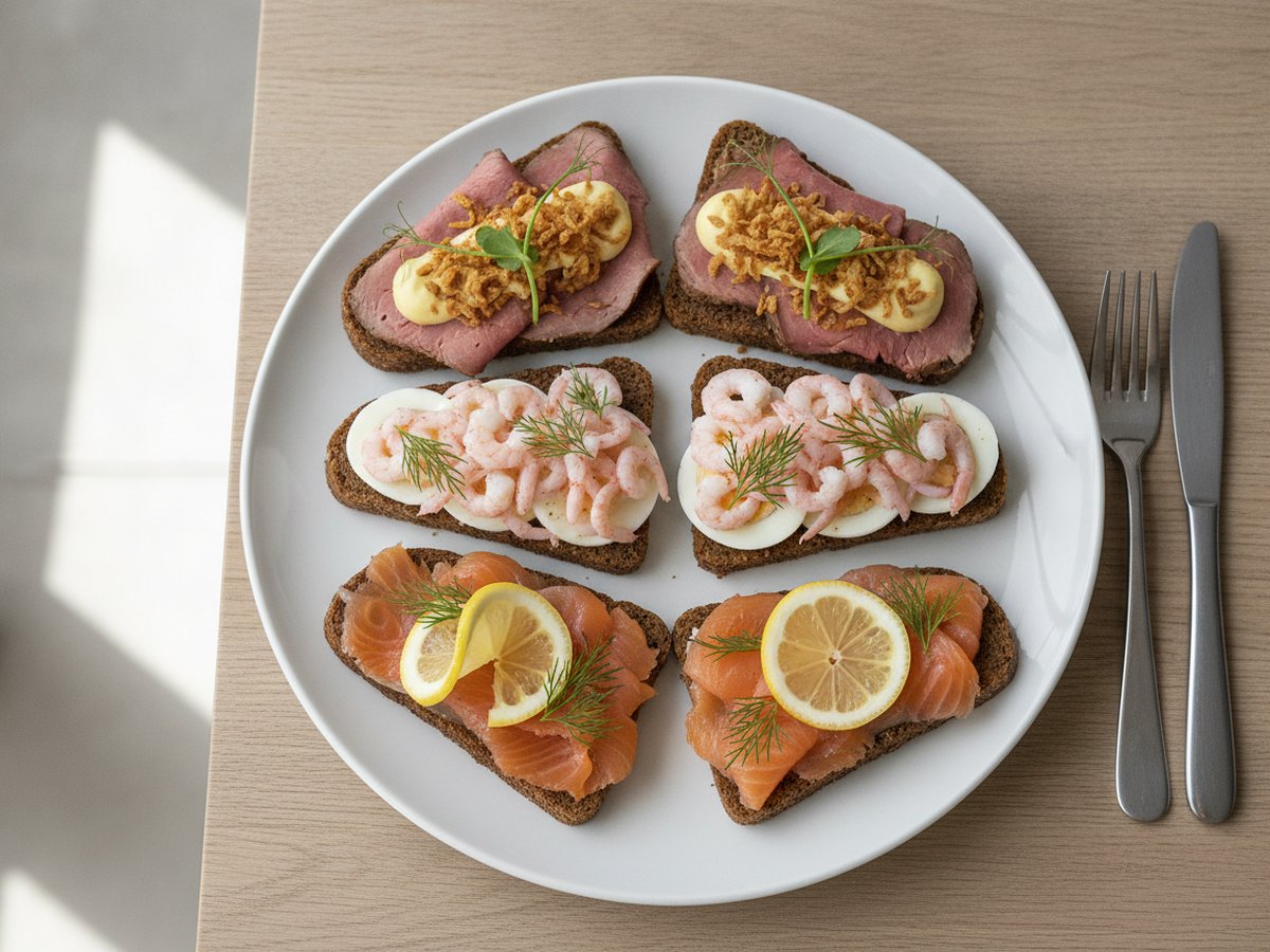 Smørrebrød Recipe (Danish Open-Faced Sandwiches)