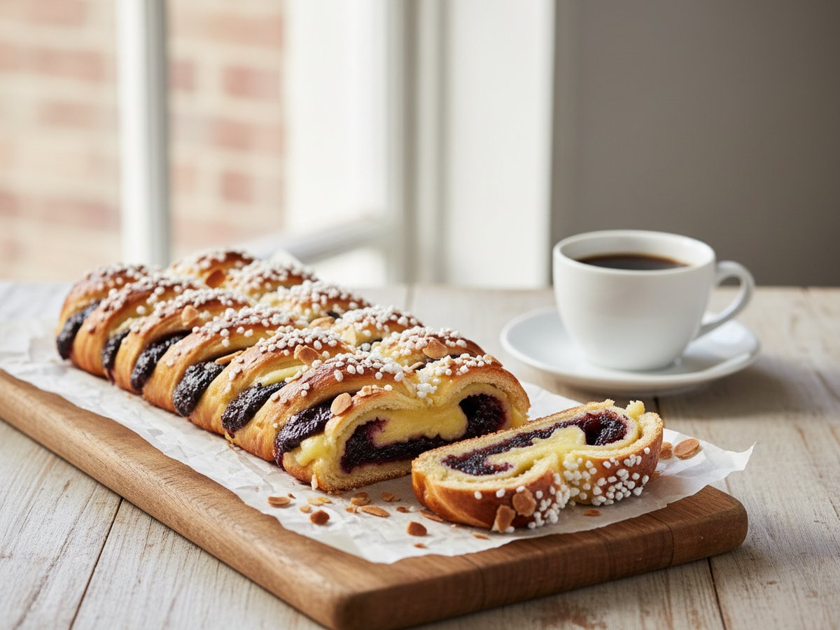 Sveskestang (Danish Prune Pastry)